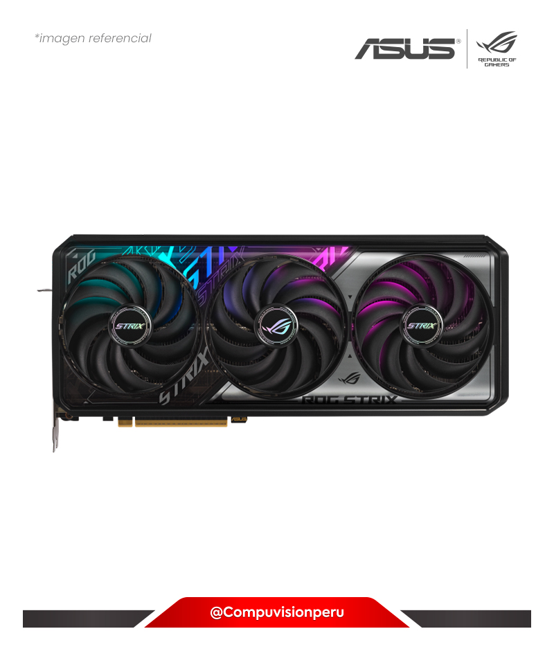 VIDEO ASUS ROG STRIX GEFORCE RTX 5070 TI OC EDITION 16GB GDDR7 CUDA 8960 192 BITS HDMI DP ARGB ROG-STRIX-RTX5070TI-O16G-GAMIN