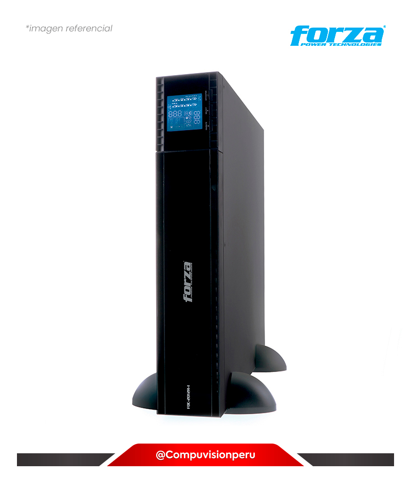 UPS FORZA FDC-2012R-I 2000VA/2000W 9 SALIDAS IEC LCD TORRE/BAST-220V