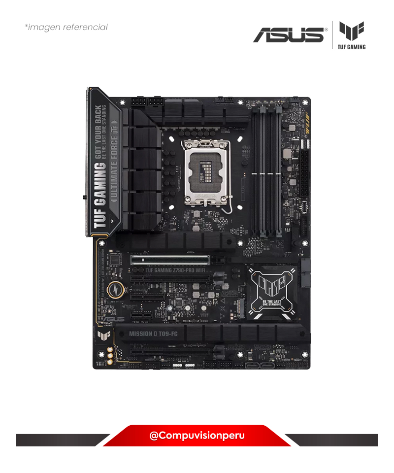 PLACA ASUS TUF GAMING Z790-PRO WIFI LGA 1700 INTEL Z790 DDR5 M.2 HDMI DP M.2 BLUETOOTH V5.3 USB