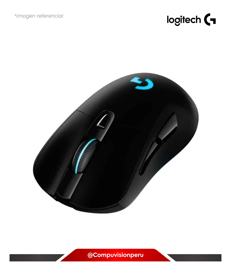 MOUSE LOGITECH G703 LIGHTSPEED WIRELESS BLACK 910-005639