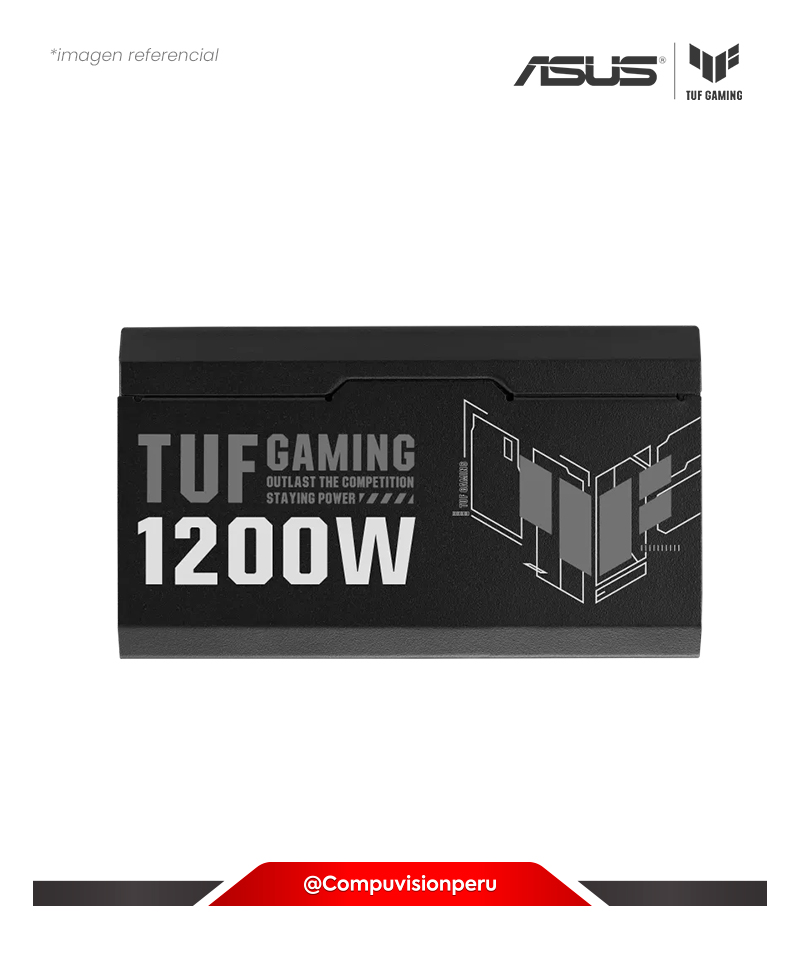 FUENTE 1200W ASUS TUF GAMING 1200W GOLD ACTIVE PFC ATX 3.0 80 PLUS GOLD TUF-GAMING-1200G