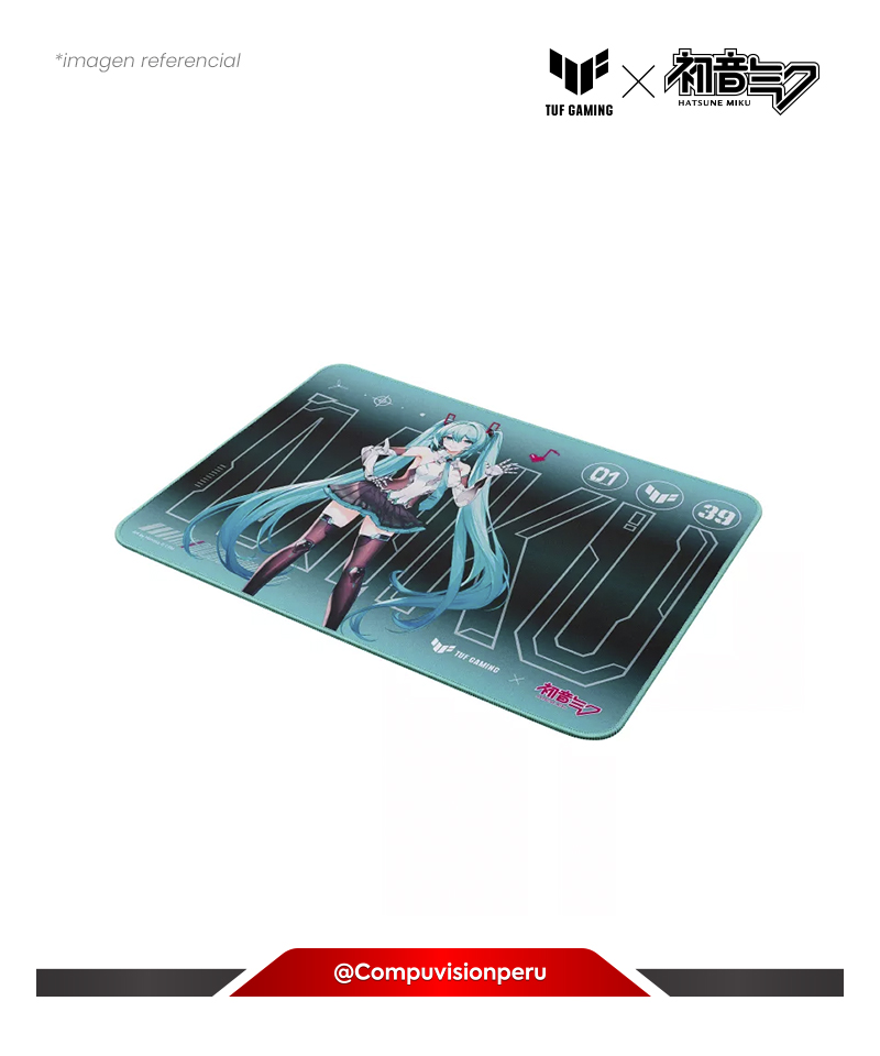 MOUSEPAD ASUS TUF GAMING P1 HATSUNE MIKU EDITION WITH WATER-RESISTANT SURFACE 260*360