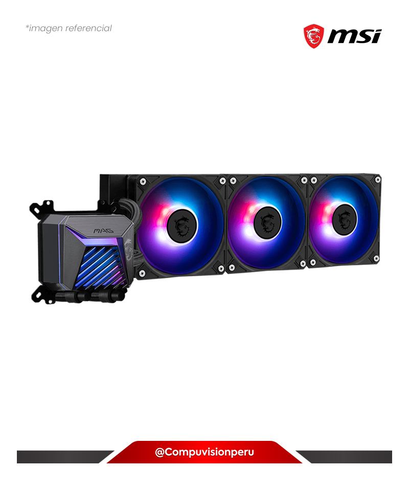 COOLER DE CPU MSI MAG CORELIQUID A15 360 ALUMINUM INTEL AMD EPDM + IIR ARGB GEN2