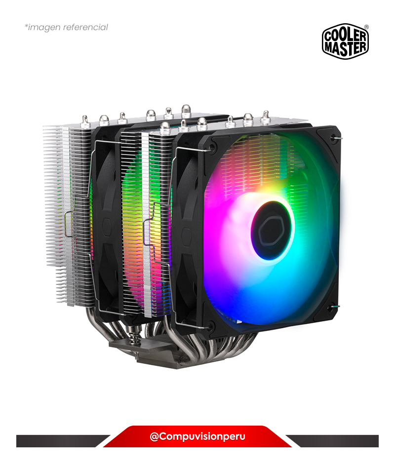 COOLER DE CPU COOLER MASTER HYPER 620S RGB 120MM RR-D6NA-17PA-R1