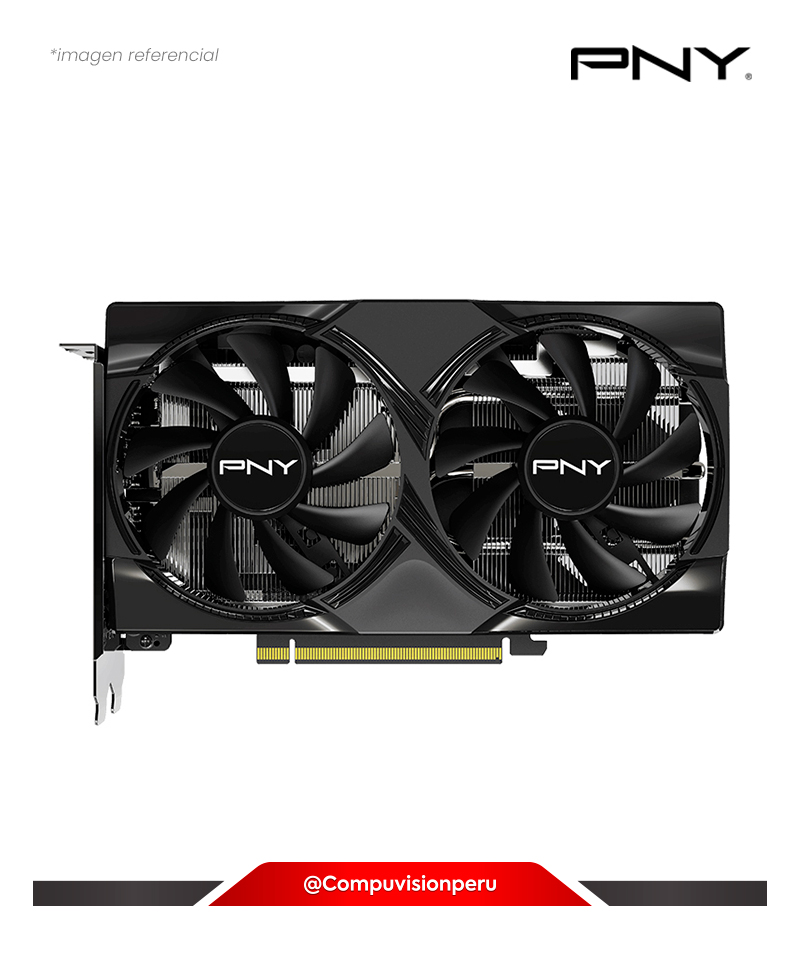 VIDEO PNY GEFORCE RTX 5060 8GB GDDR7 3840 CUDA HDMI DP DUAL FAN GPU VCG50608DFXPB1-O