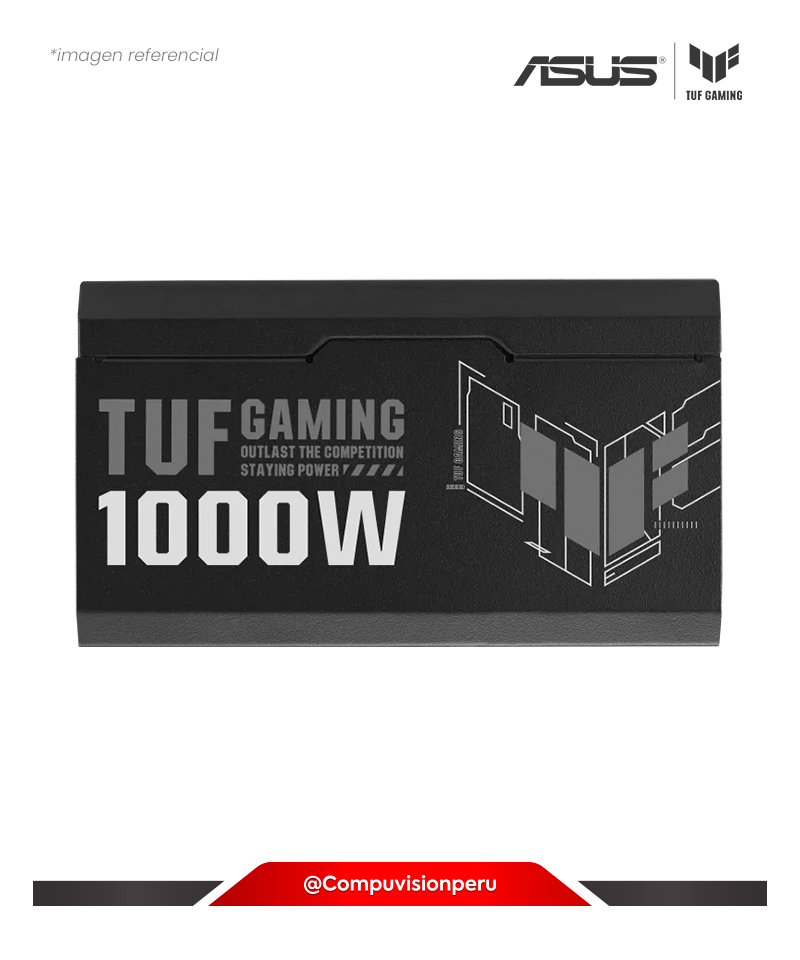 FUENTE 1000W ASUS TUF GAMING 1000W 80 PLUS GOLD FULL MODULAR ROHS TUF-GAMING-1000G