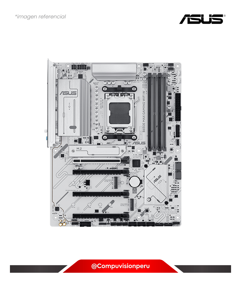 PLACA ASUS B650E MAX GAMING WIFI AM5 AMD B650 DDR5 HDMI PD M.2 SATA 6GB BLUETOOTH USB 10GB ATX
