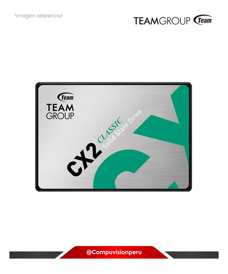 DISCO SOLIDO SSD 2TB TEAMGROUP CX2 CLASSIC  SATA III 6GB 2.5 T253X6002T0C101