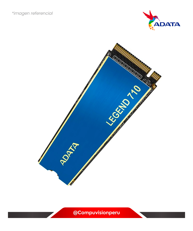 DISCO SOLIDO SSD 2TB ADATA LEGEND 710 PCIE GEN3 X4 M.2 2280 ALEG-710-2TCS