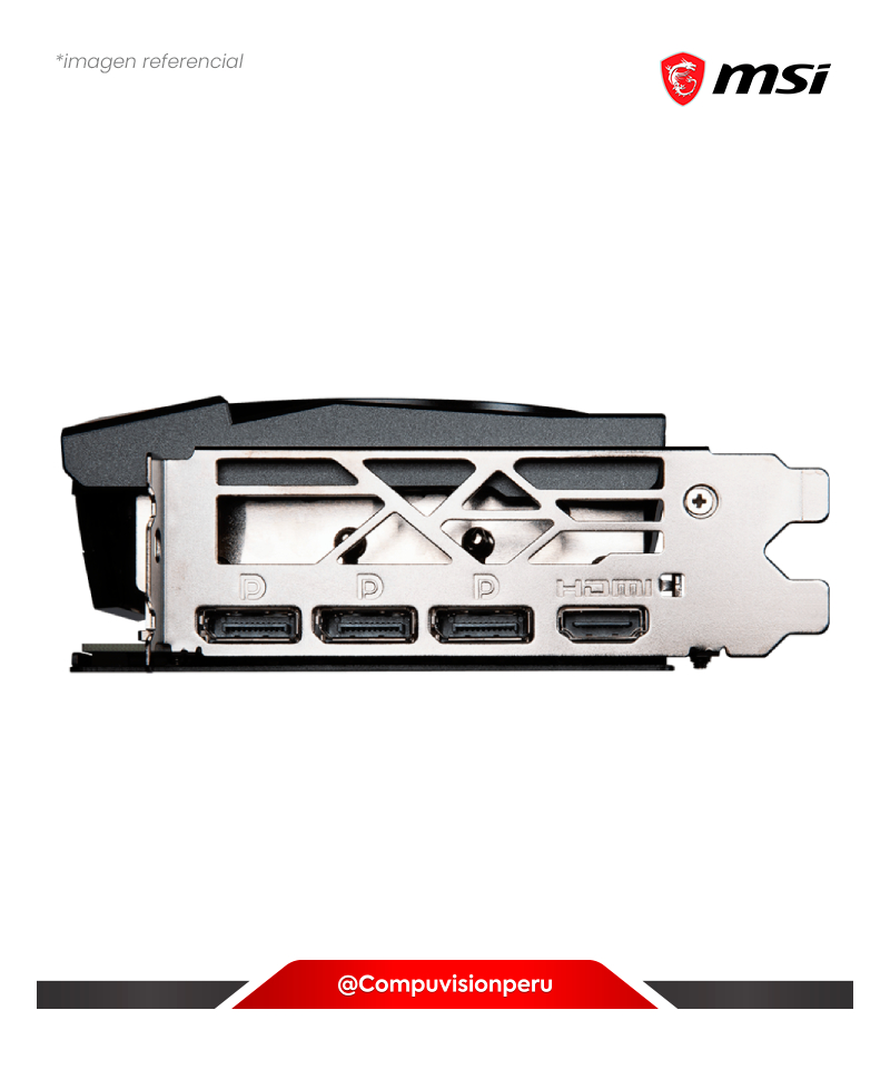 VIDEO MSI GEFORCE RTX 4070 TI SUPER 16G GAMING X SLIM 16GB GDDR6X 256-BIT HDMI DP