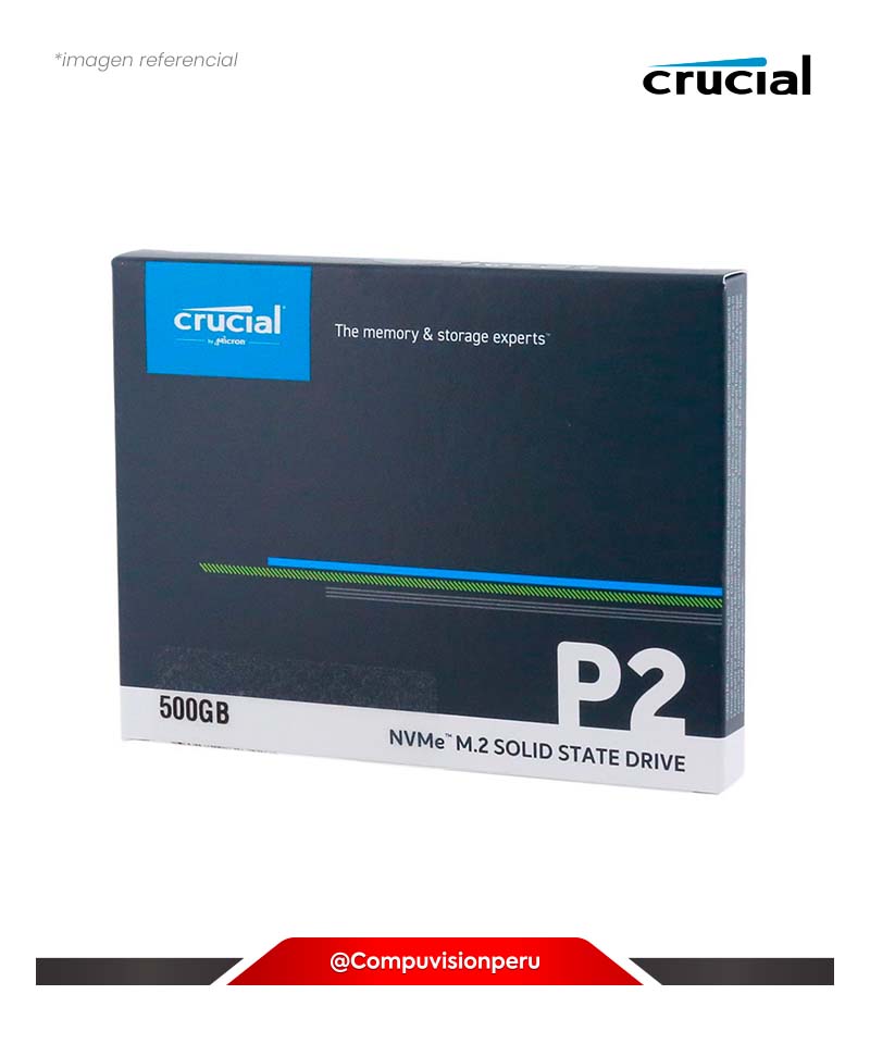 DISCO SOLIDO SSD 500GB CRUCIAL P2 M.2 2280 PCIE X4 NVME CT500P2SSD8