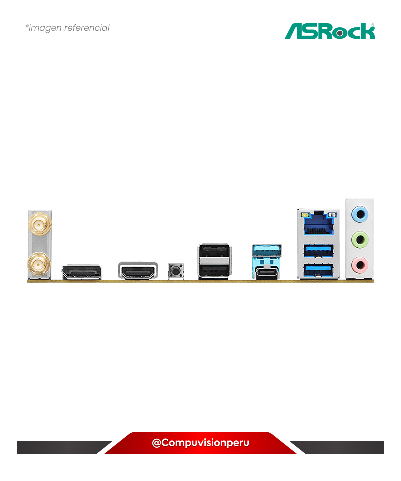 PLACA ASROCK B850M-X WIFI AMD B850 AM5 DDR5 HDMI DP BLUETOOTH M.2 SATA 6GB USB 3.2 M-ATX