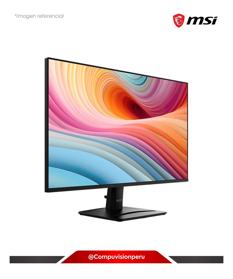 MONITOR 27 IPS MSI PRO MP275 E2 1080P 120HZ 1MS VGA HDMI DP HEADPHONE-OUT SPEAKER 2*2W ADAPTIVE-SYNC