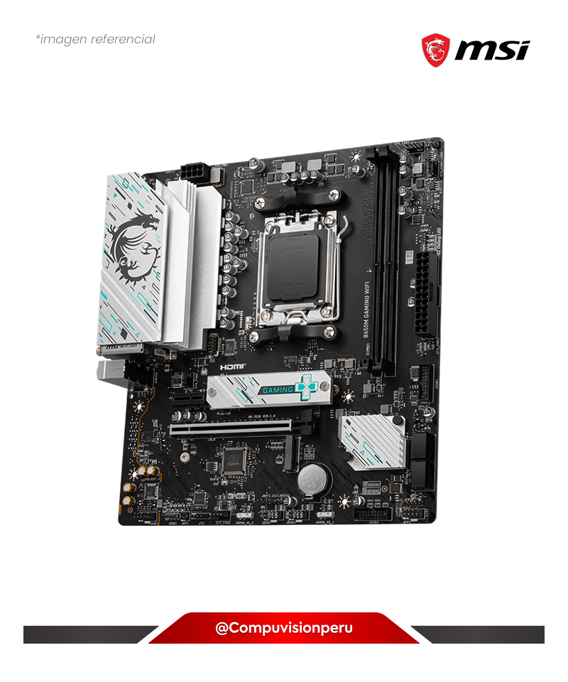 PLACA MSI B650M GAMING WIFI AMD B650 DDR5 HDMI DP M.2 SATA 6GB BLUETOOTH M-ATX