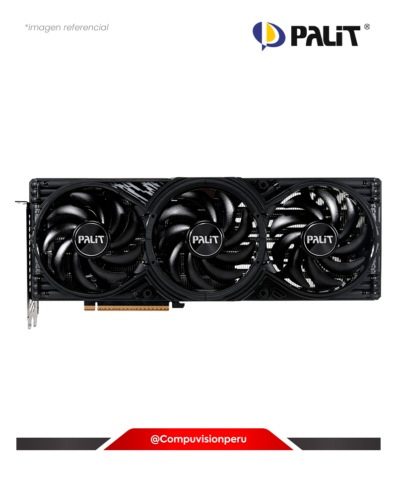 VIDEO PALIT GEFORCE RTX 5070 TI GAMINGPRO-S OC 16GB GDDR7 CUDA 8960 256 BIT HDMI DP NE7507TS19T2-GB2031U