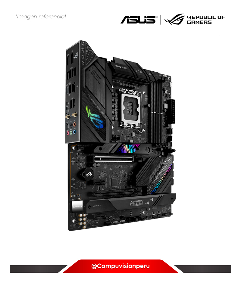 PLACA ASUS ROG STRIX B760-F GAMING WIFI INTEL B760 LGA1700 DDR5 HDMI DP PCIE 5.0 M.2 BLUETOOTH USB 3.2 ATX