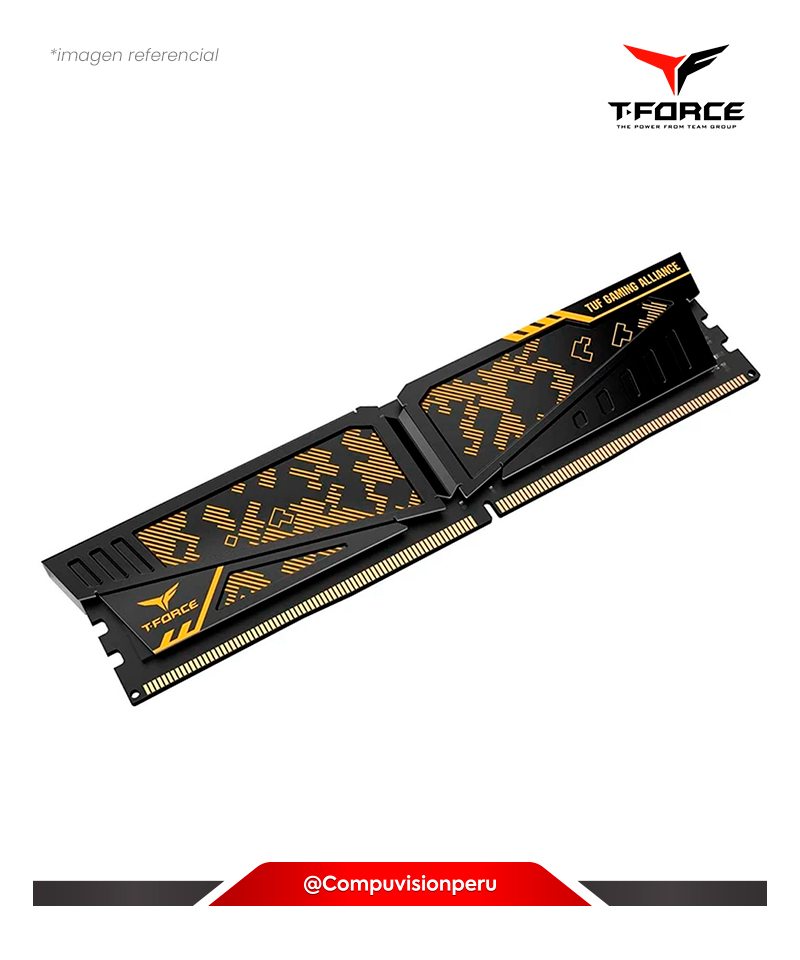 MEMORIA 8GB DDR4 BUS 3200MHZ TEAMGROUP T-FORCE VULCAN TUF CL16 1.35V TLTYD48G3200HC16C01