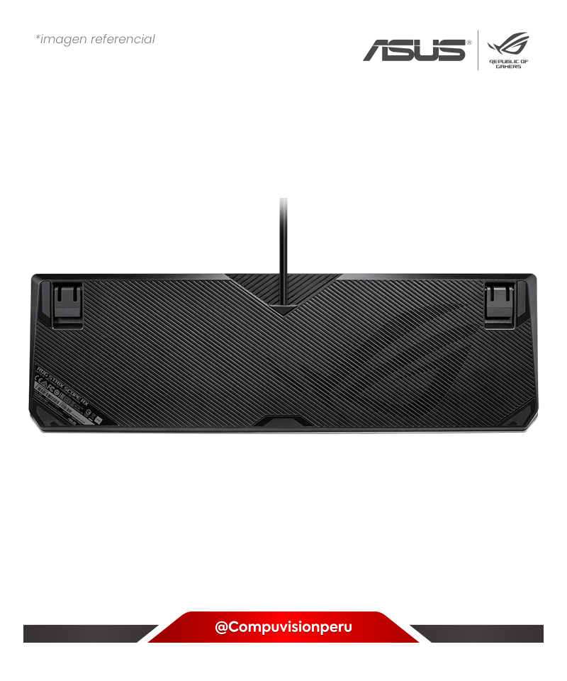 TECLADO ASUS XA05 ROG STRIX SCOPE RX/RD/ES RGB GAMING ROG RX RED OPTICAL MECHANICAL SWITCH USB 2.0 XA05_ROG_STRIX_SCOPE_RX/RD/ES