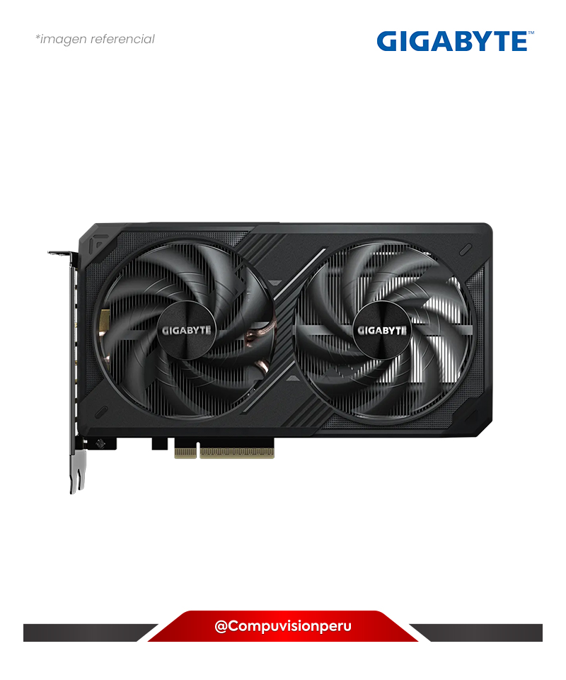 VIDEO GIGABYTE GEFORCE RTX 5060 TI WINDFORCE OC 8G 8GB GDDR7 CUDA 4608 128-BIT PCI-E 5.0 HDMI DP GV-N506TWF2OC-8GD
