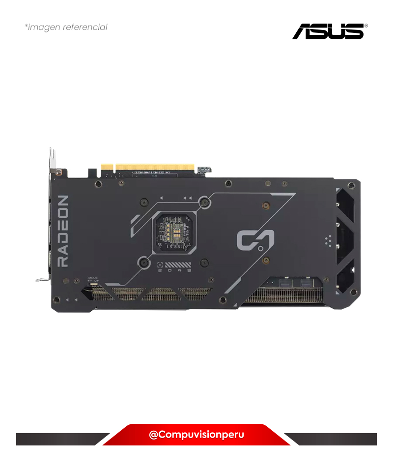 VIDEO ASUS DUAL RADEON RX 7800 XT OC EDITION 16GB GDDR6 STREAM PROCESSORS 3840 256-BIT HDMI DP DUAL-RX7800XT-O16G