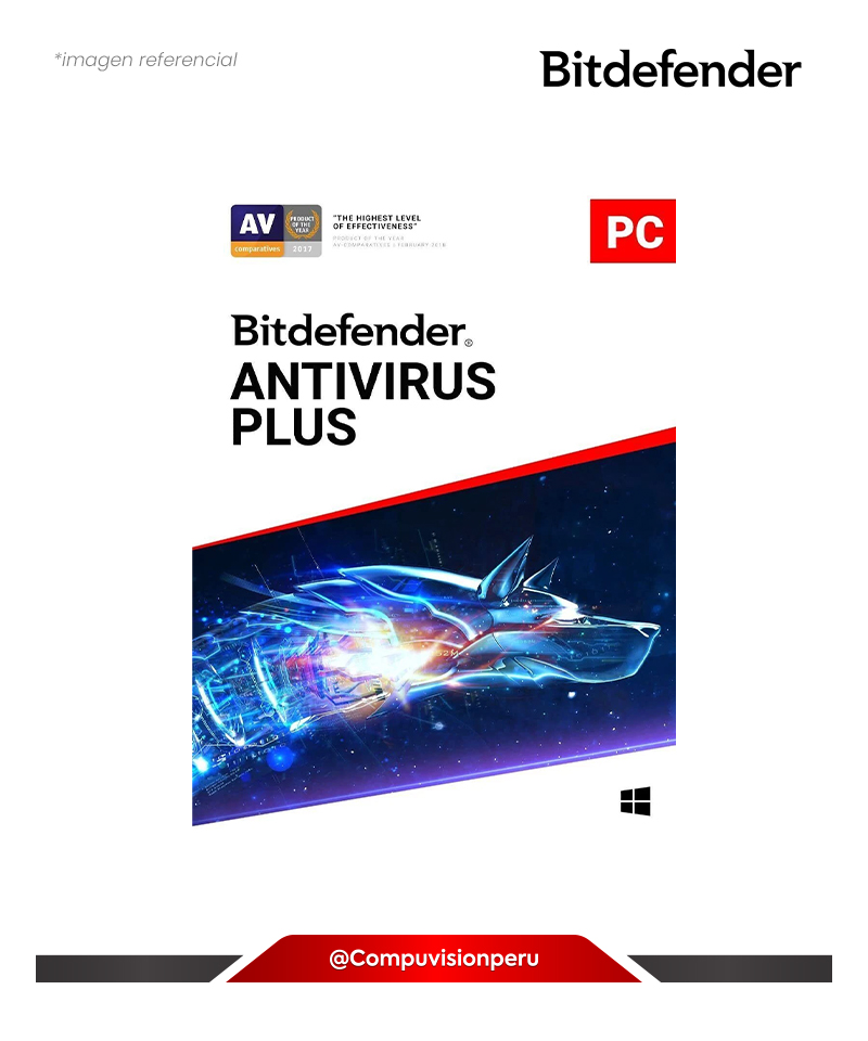 ANTIVIRUS BIT DEFENDER PLUS 1PC 12M B11010054