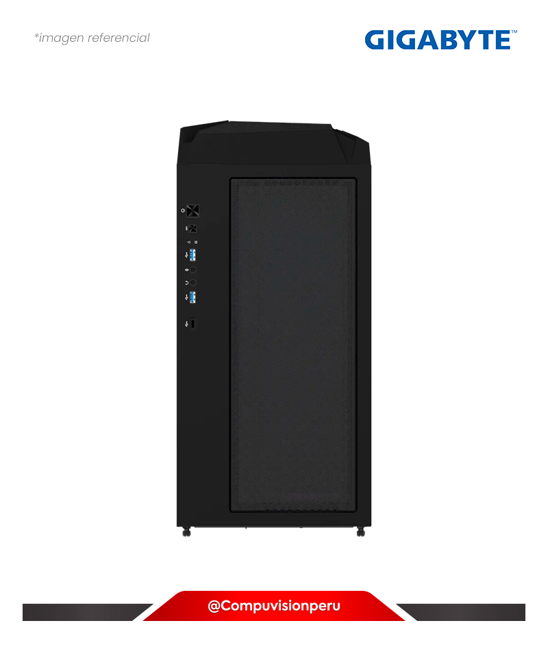 CASE GIGABYTE C301 GLASS BLACK STEEL RGB USB 3.1 E-ATX GB-C301G