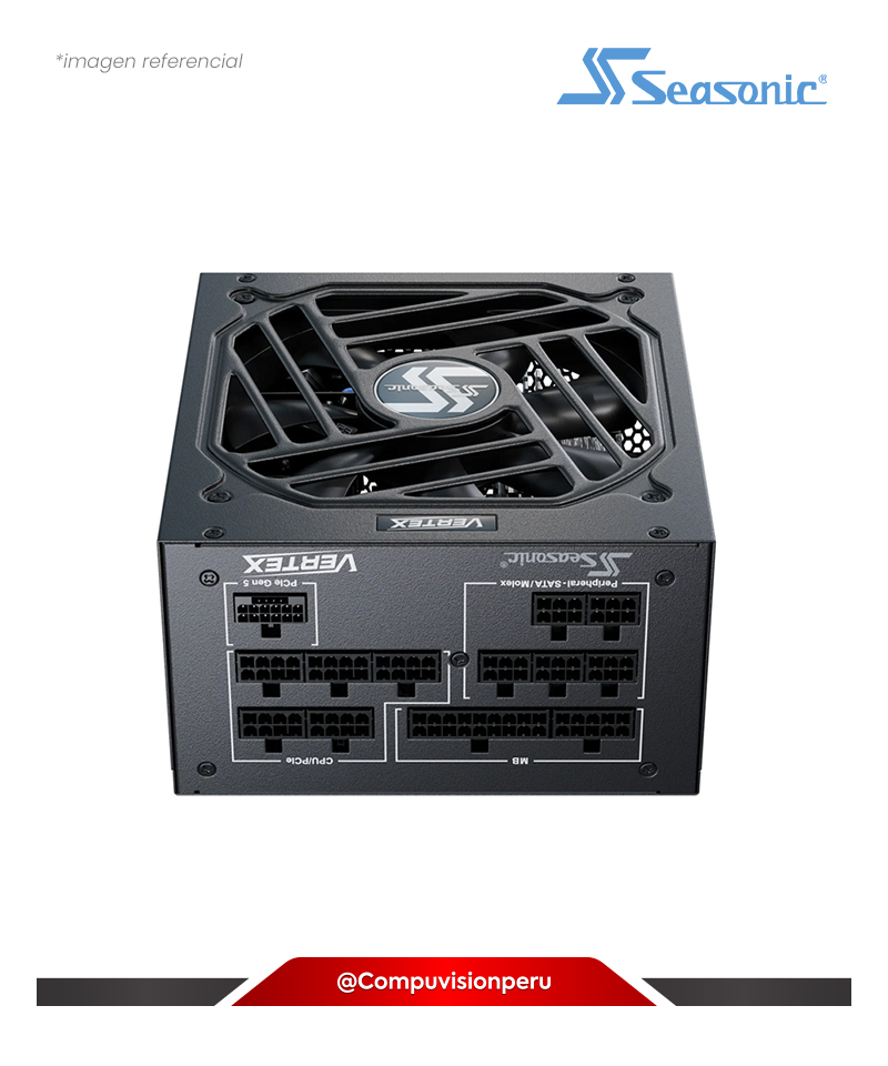 FUENTE 1200W SEASONIC VERTEX PX ATX 3.1 80 PLUS PLATINUM PCIE GEN 5.1 FULL MODULAR 12122PXAFS