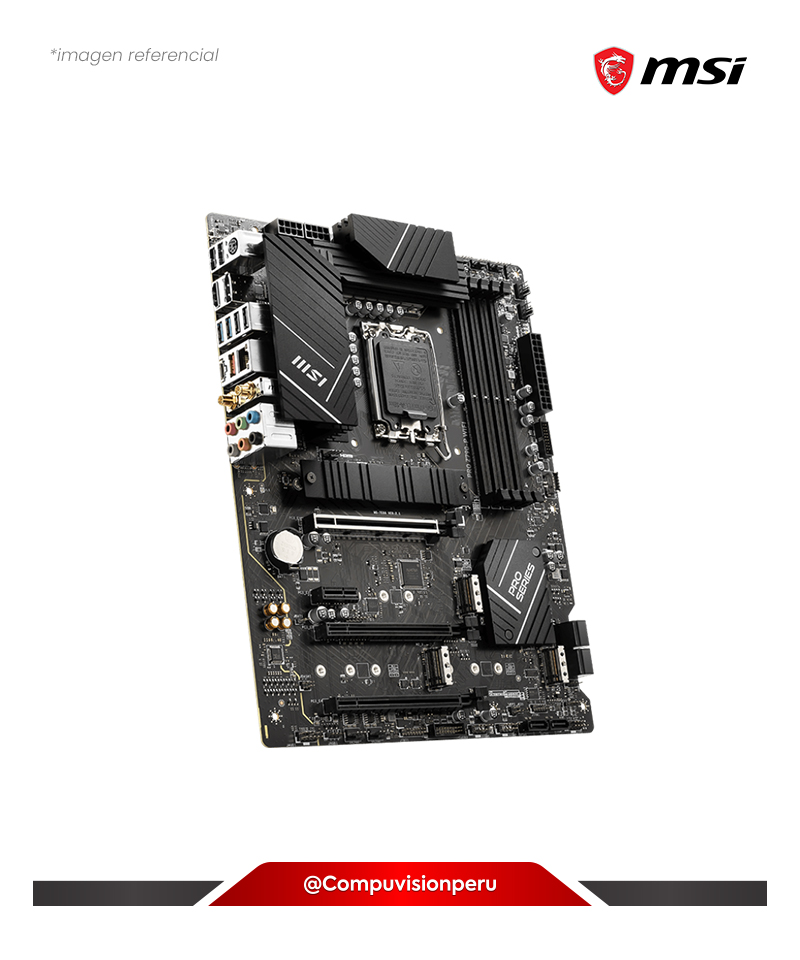 PLACA MSI PRO Z790-P WIFI INTEL Z790 LGA 1700 DDR5 BLUETOOTH M.2 SATA 6GB ATX