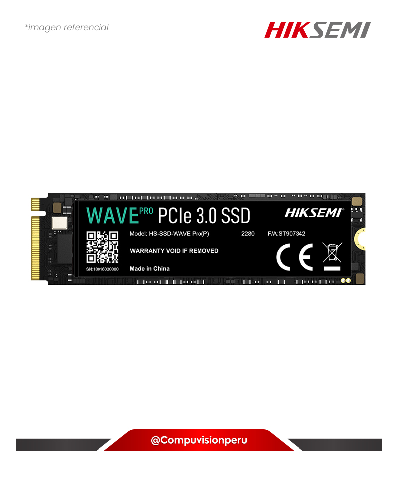 DISCO SOLIDO SSD 512GB HIKVISION HIKSEMI SSD WAVE PRO PCIE GEN 3 X4 NVME HS-SSD-WAVE-PRO(P)-512G