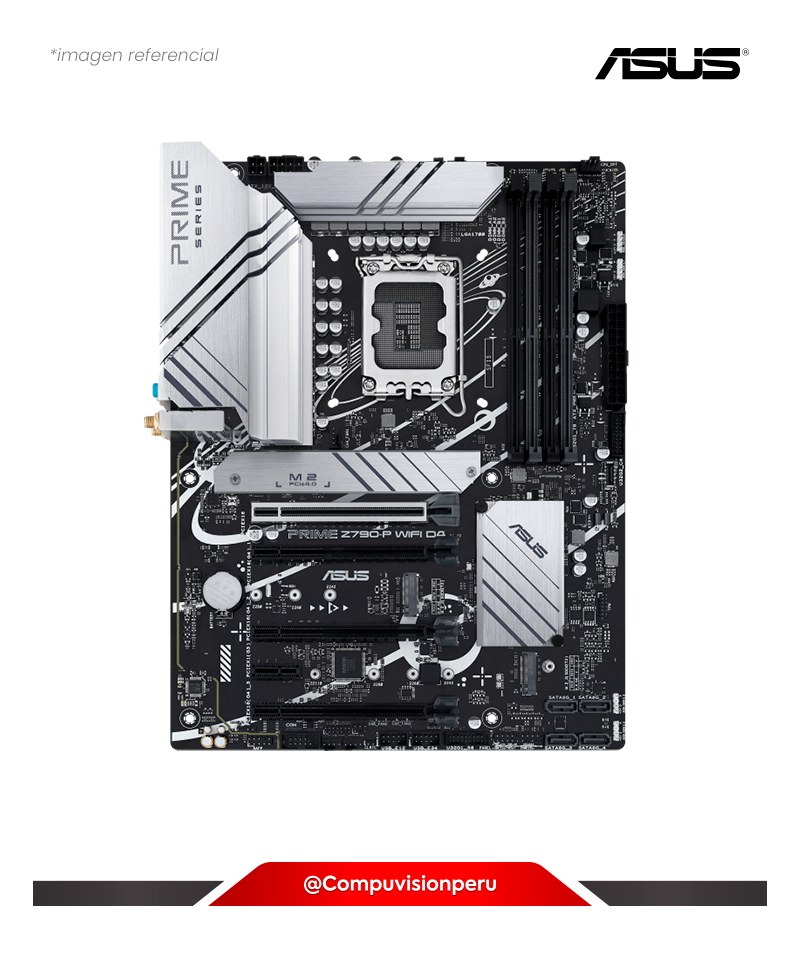 PLACA ASUS PRIME Z790-P WIFI D4 INTEL Z790 LGA 1700 DDR4  PCIEX M.2 HDMI DP USB3.2 SATA 6GB
