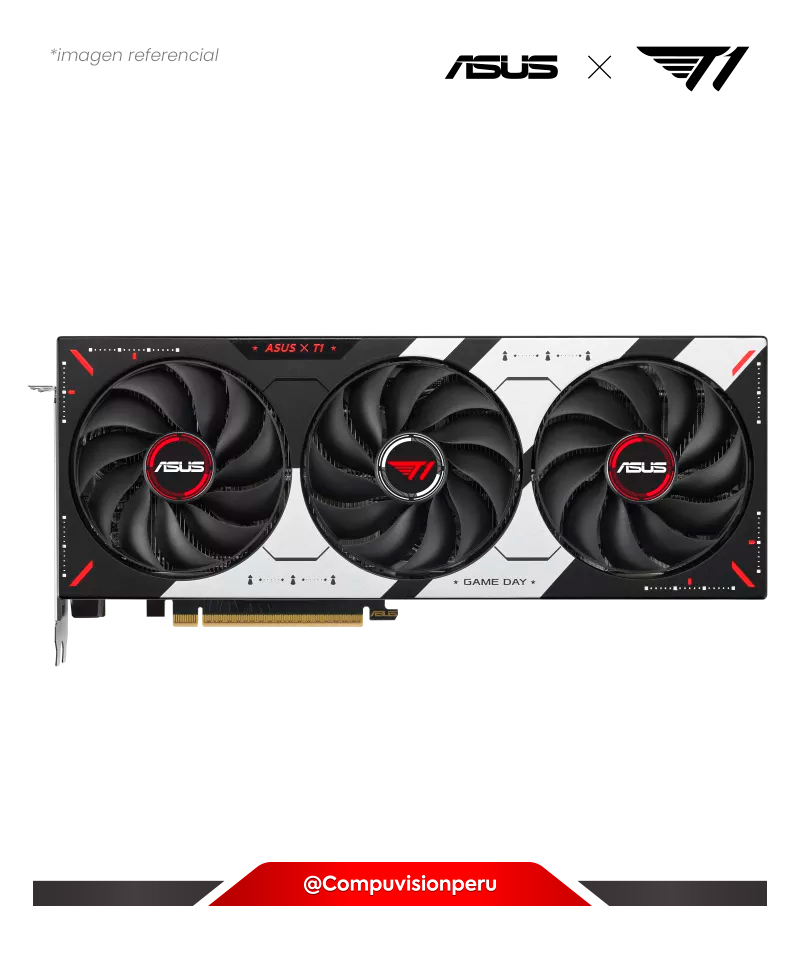 VIDEO ASUS T1 GEFORCE RTX 5070 12GB GDDR7 OC EDITION CUDA 6144 192 BIT HDMI DP ARGB T1-RTX5070-O12G-GAMING