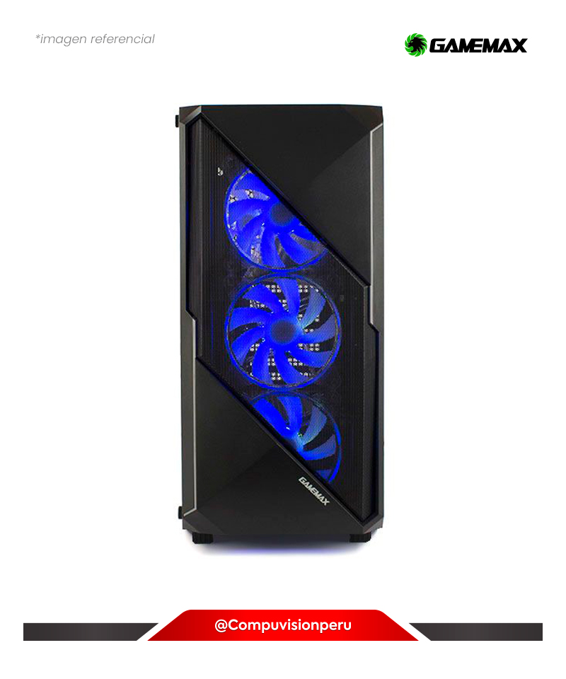 CASE ATX GAMEMAX REVOLT 4 COOLER RGB  S/FUENTE VIDRO TEMPLEDO