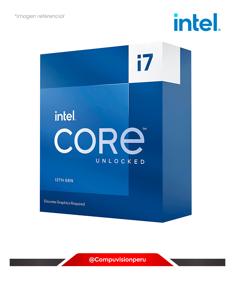 CPU INTEL CORE I7-13700K 16-CORE (8P+8E) 30MB 3.4 GHZ LGA 1700 125W INTEL UHD GRAPHICS 770 TURBO CORE 5.40GHZ