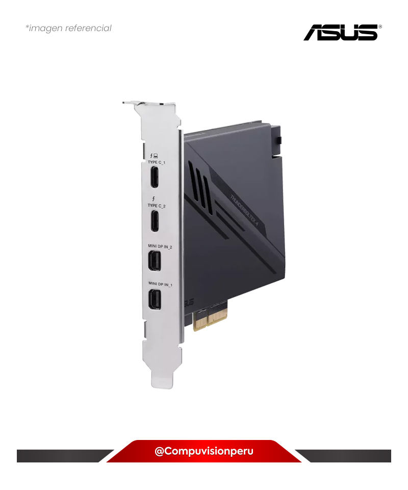 ACCESORIO ASUS THUNDERBOLTEX 4 CON CONTROLADOR INTEL THUNDERBOLT 4 JHL 8540 2 PUERTOS USB TIPO C DP 1.4