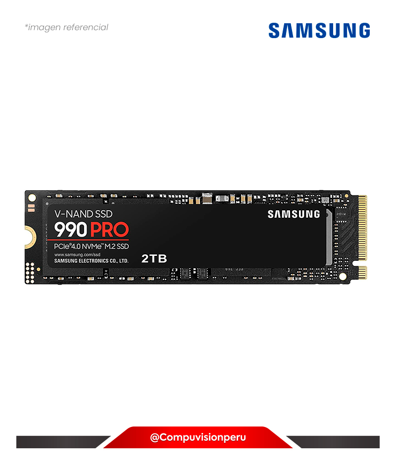 DISCO SOLIDO SSD 2TB SAMSUNG 990 PRO BLACK BLISTER M.2 2280 PCLE GEN 4X4 NVME MZ-V9P2T0B
