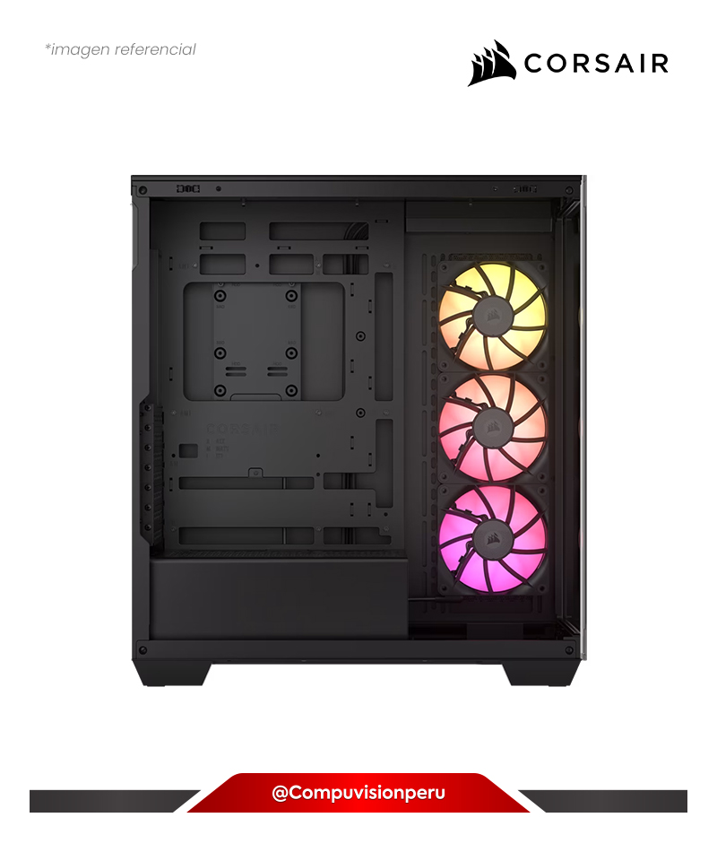 CASE CORSAIR ICUE LINK 3500X RGB BLACK STEEL TEMPERED GLASS S/F CC-9011280-WW