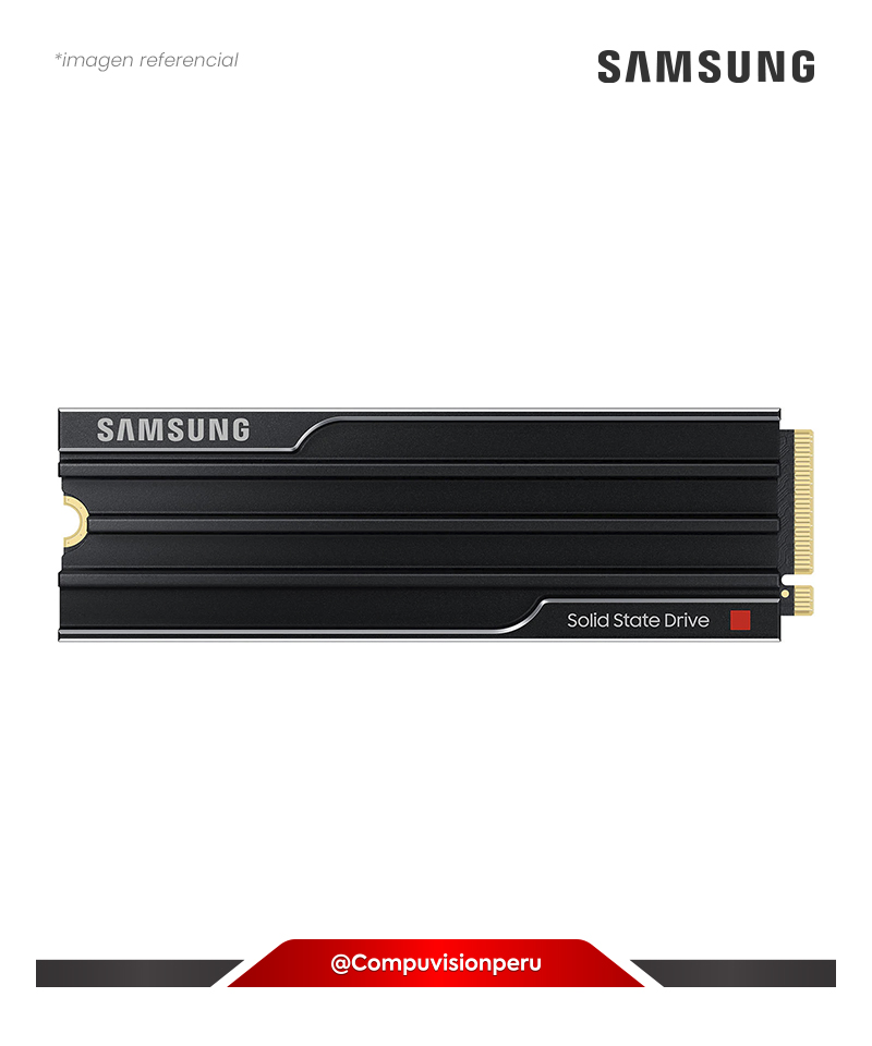 DISCO SOLIDO SSD 1TB SAMSUNG 9100 PRO V BLACK NAND TLC NAND PCIE GEN 5 X4 NVME M.2 2280 WITH HEATSINK MZ-VAP1T0CW