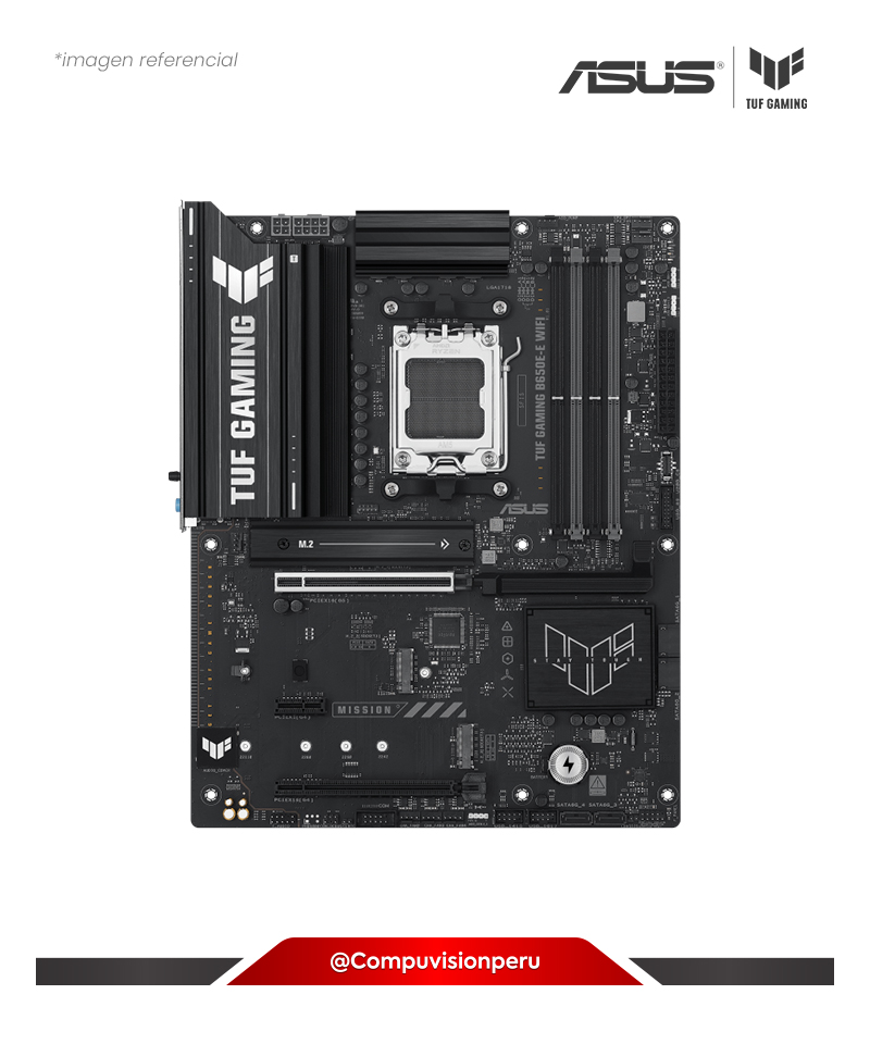 PLACA ASUS TUF GAMING B650E-E WIFI AM5 AMD B650 DDR5 HDMI DP M.2 SATA 6GB BLUETOOTH USB 10GB ATX