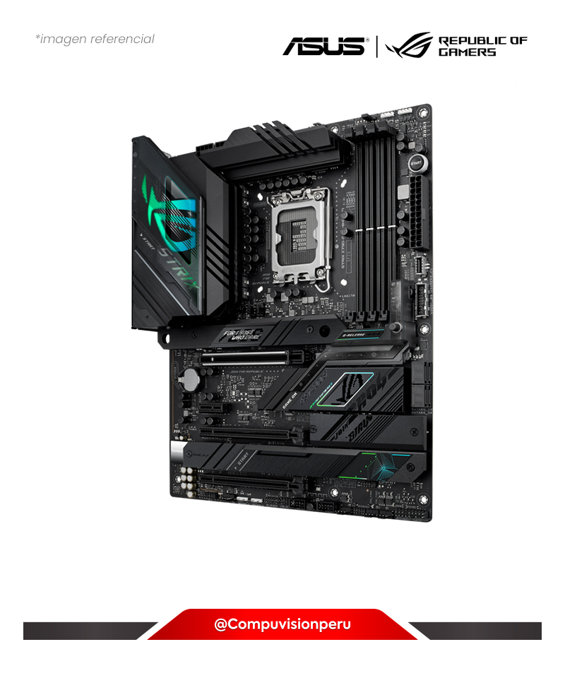 PLACA ASUS ROG STRIX Z790-F GAMING WIFI 6E LGA 1700 INTEL Z790 DDR5 M.2 PCIE 5.0 USB 3.2 BLUETOOTH ATX