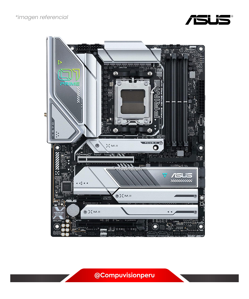PLACA ASUS PRIME X670E-PRO WIFI AMD X670 AM5 DDR5 M.2 SATA 6G BLUETOOTH USB 3.2
