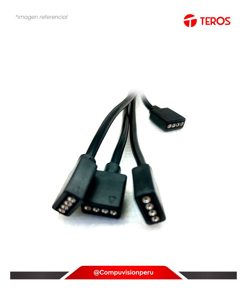 CABLE DE EXTENCION TEROS SPLITTER TE-7051N ARGB DE 1 A 3