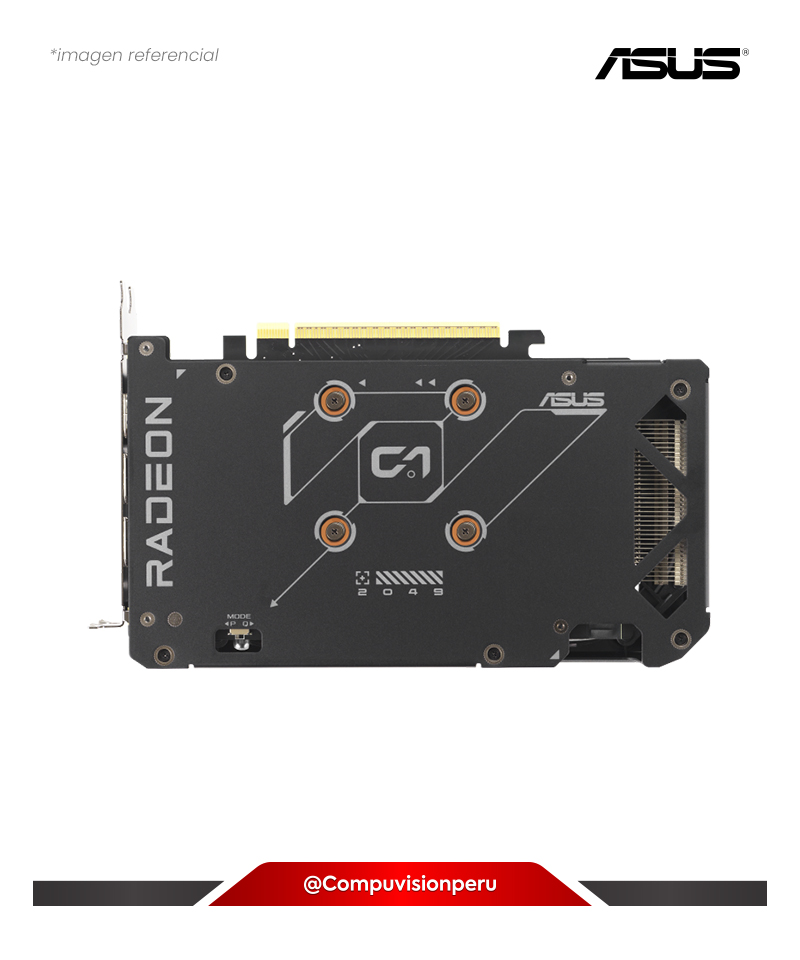 VIDEO ASUS DUAL RADEON RX 9060 XT 16GB GDDR6 SP 2048 128-BIT HDMI DP DUAL-RX9060XT-16G