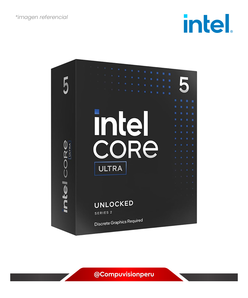 CPU INTEL CORE ULTRA 5 245KF 6N 8TH 24MB LGA 1851 3.6GHZ S/G TDP 125W TURBO CORE 5.3GHZ