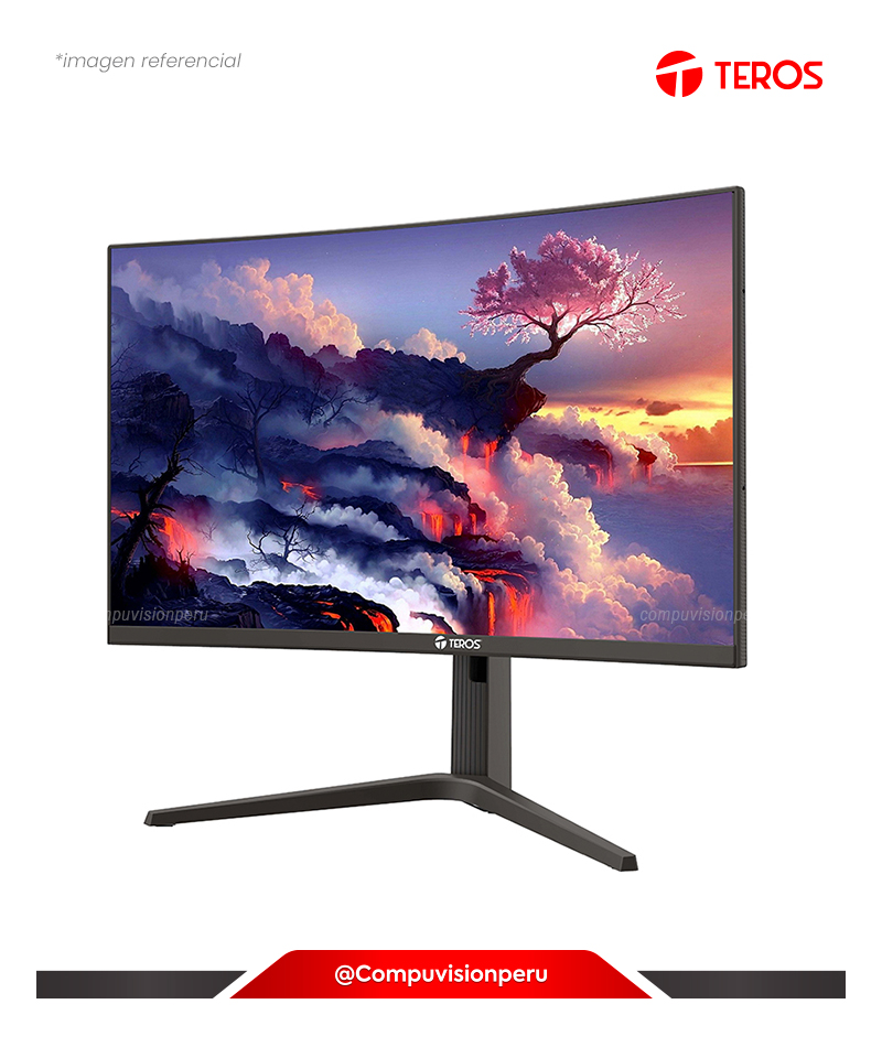 MONITOR 32 VA TEROS TE-3214G CURVO 2K QHD 165HZ 1MS HDMI DP GAMING FREESYNC