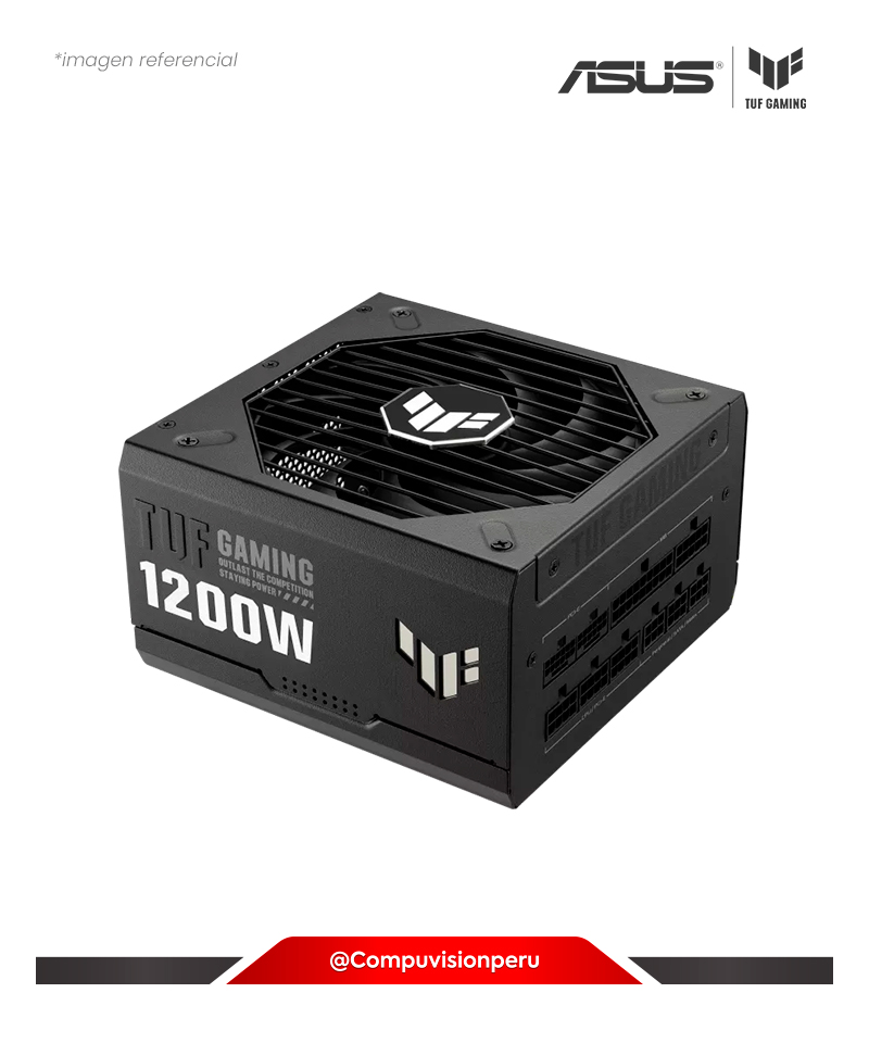 FUENTE 1200W ASUS TUF GAMING 1200W GOLD ACTIVE PFC ATX 3.0 80 PLUS GOLD TUF-GAMING-1200G