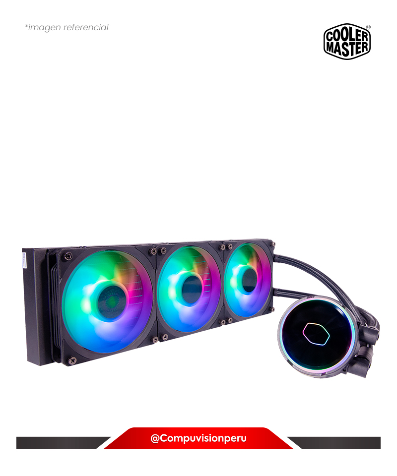 COOLER DE CPU COOLER MASTER MASTERLIQUID PL360 FLUX BLACK INTEL AMD