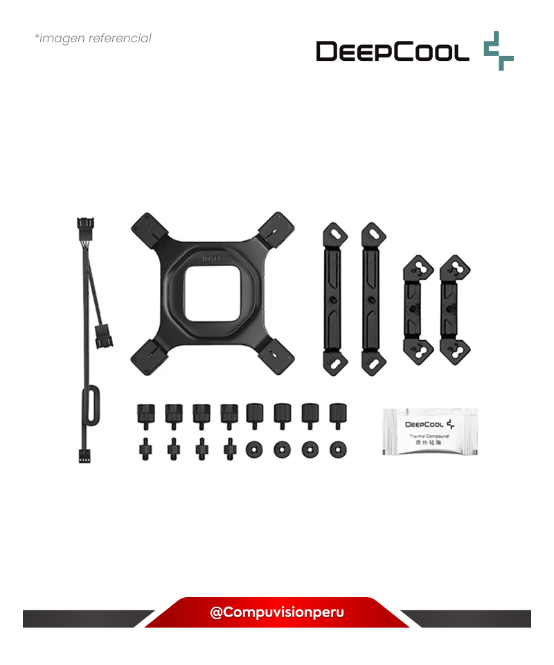 COOLER DE CPU DEEPCOOL AG620 BK ARGB BLACK INTEL AMD ADDRESSABLE RGB LED R-AG620-BKANMN-G-2