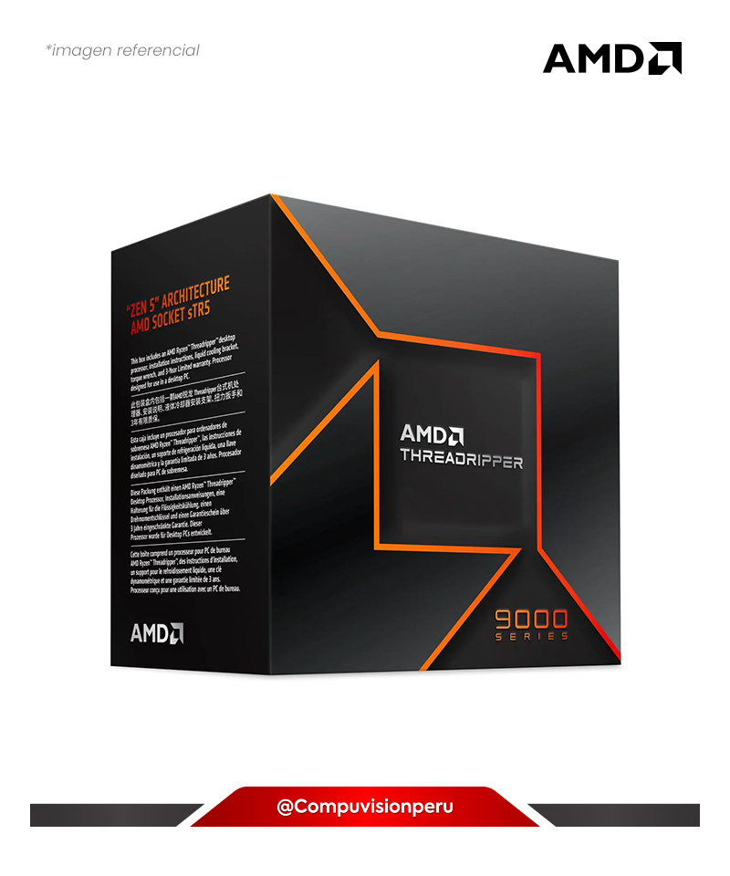 CPU AMD RYZEN THREADRIPPER 9960X 24N 48TH STR5 TRX50 4.2GHZ S/G TURBO CORE 5.4 GHZ