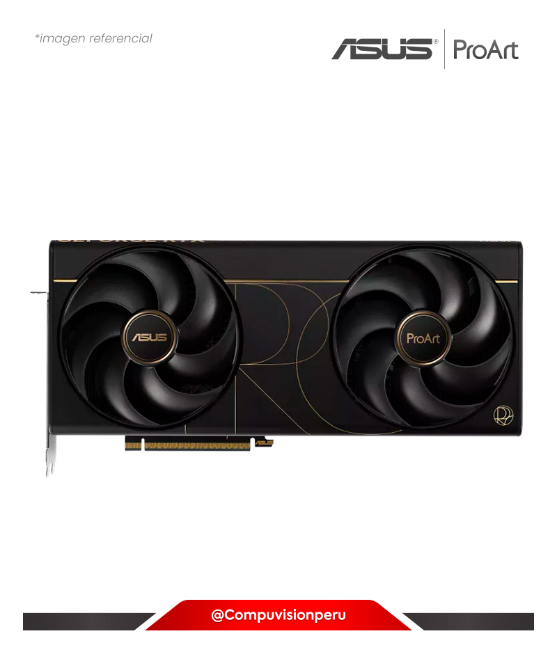 VIDEO ASUS PROART GEFORCE RTX 5090 32GB GDDR7 OC EDITION CUDA 21760 HDMI DP 512BITS PROART-RTX5090-O32G
