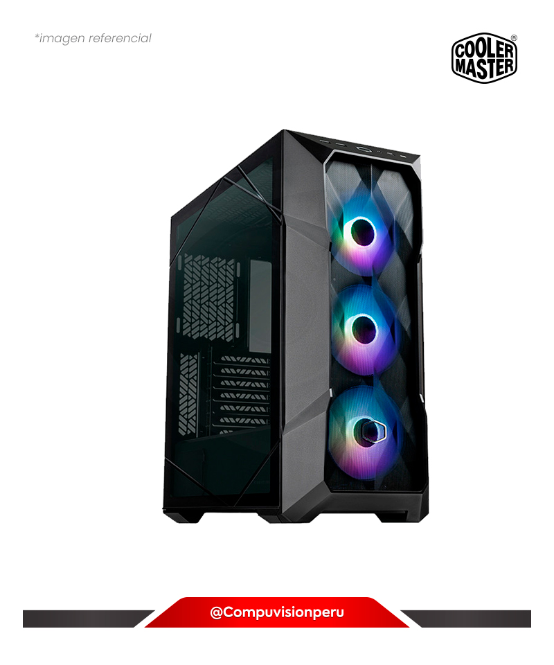 CASE COOLER MASTER MASTERBOX TD500 MESH V2 ARGB BLACK TEMPERED GLASS TD500V2-KGNN-S00